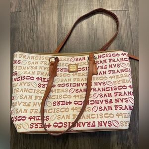 49er Dooney & Bourke shoulder bag